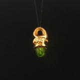 David Yurman 18k Yellow Gold and Peridot Pendant