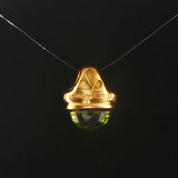 David Yurman 18k Yellow Gold and Peridot Pendant
