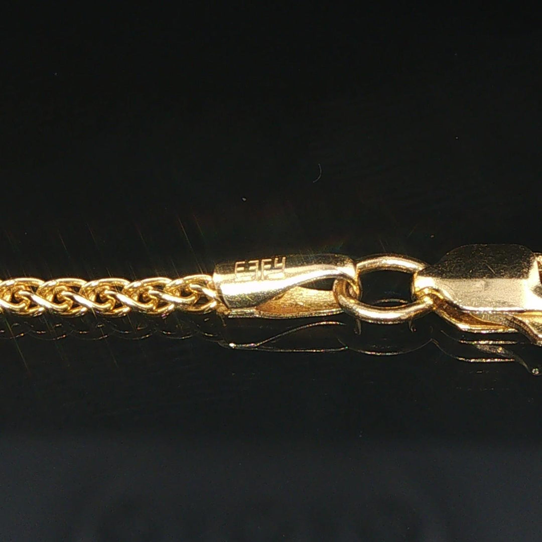 Effy 14k Yellow Gold and 0.75cttw Pave Diamond Puffy Heart Pendant Necklace 18"