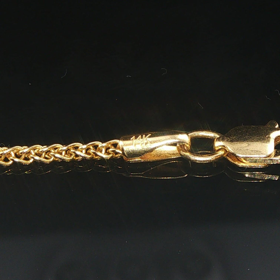Effy 14k Yellow Gold and 0.75cttw Pave Diamond Puffy Heart Pendant Necklace 18"