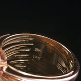Effy 14k Yellow and Rose Gold 0.85cttw Diamond Multi Band Ring Size 7
