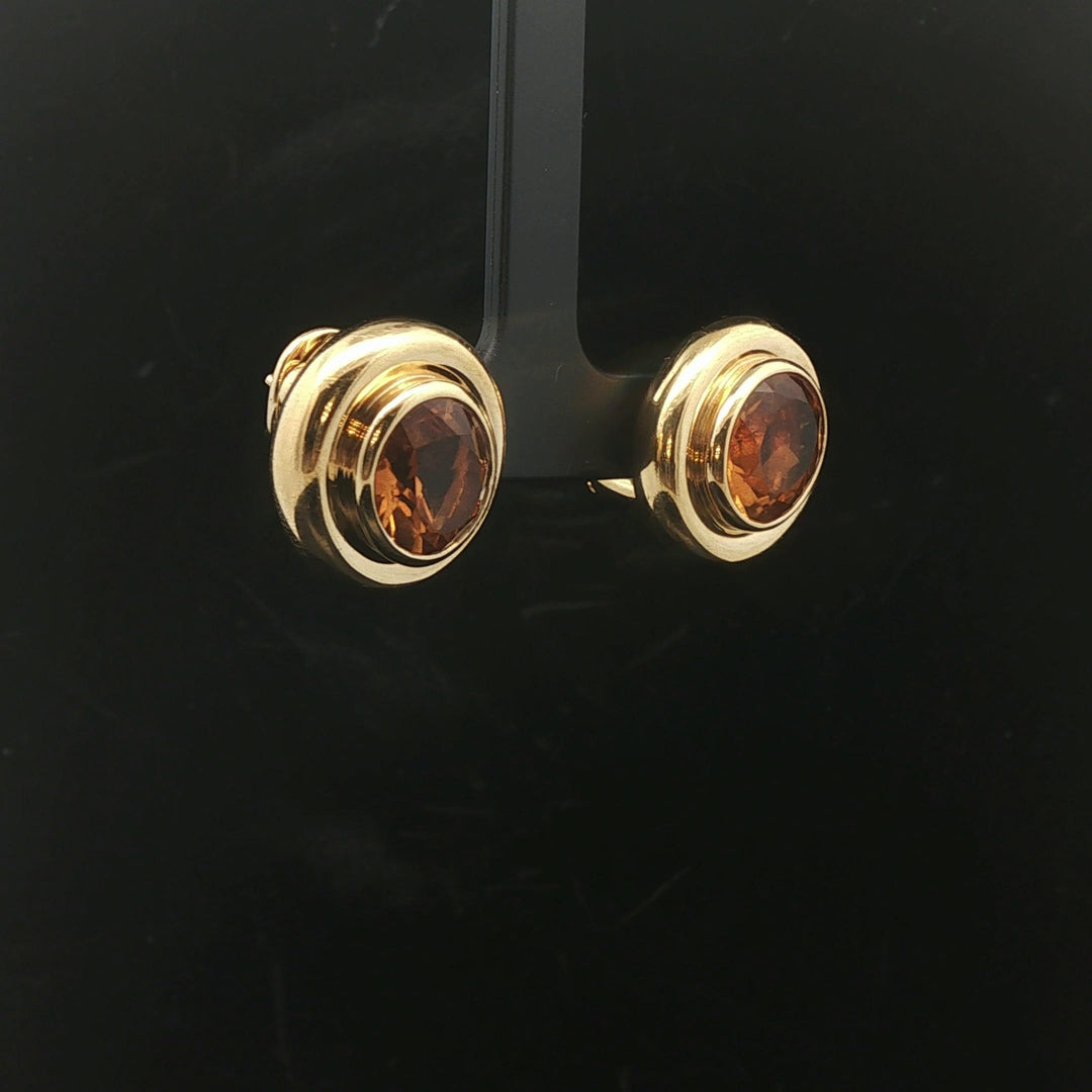 Tiffany & Co. Paloma Picasso 18k Yellow Gold and Citrine Earrings