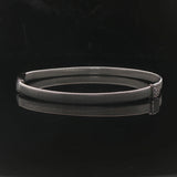 Marco Bicego 18k White Gold and Diamond Masai Coil Bracelet Italy 6.75"