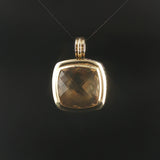 David Yurman 18k Yellow Gold Sterling Silver and Citrine Albion Pendant