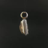 David Yurman 18k Yellow Gold Sterling Silver and Citrine Albion Pendant