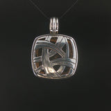 David Yurman 18k Yellow Gold Sterling Silver and Citrine Albion Pendant