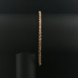 14k Yellow Gold and 1.62cttw Diamond Vintage Tennis Bracelet 7.25"