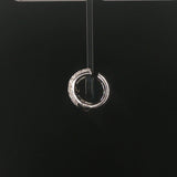 Craig Drake 18k White Gold and 0.70cttw Diamond Solid Huggie Ear Clips