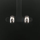 Craig Drake 18k White Gold and 0.70cttw Diamond Solid Huggie Ear Clips