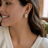 14k Yellow and White Gold 1cttw Diamond Vintage Earrings
