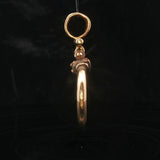 14k Yellow Gold 7.3g Bezel Set Ancient Greek Coin Pendant 1.3"