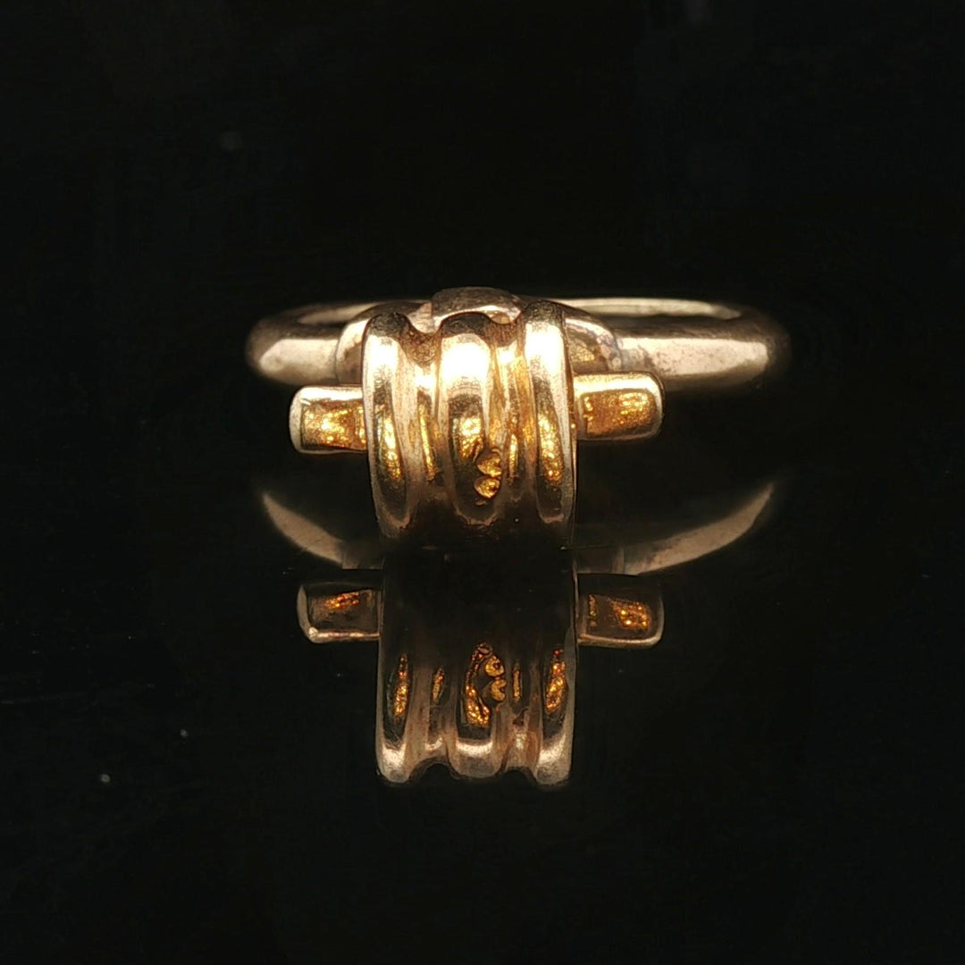 14k Yellow Gold 7.3g Bezel Set Ancient Greek Coin Pendant 1.3"