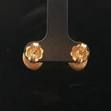 Marco Bicego Jaipur 18k Yellow Gold and Diamond Stud Earrings Italy