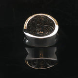 Sonia B 18k Two Tone Gold 2.25cttw Diamond Large Crossover Band Ring Size 7