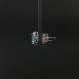 18k White Gold 1.56cttw Colombian Emerald and Diamond Halo Stud Earrings