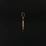 18k Yellow Gold 2.7g Taurus Zodiac Charm Pendant 1"