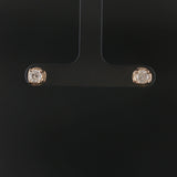 14k Yellow Gold and 0.75cttw Diamond Stud Earrings