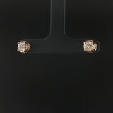 14k Yellow Gold and 0.75cttw Diamond Stud Earrings