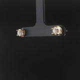 14k Yellow Gold and 0.75cttw Diamond Stud Earrings
