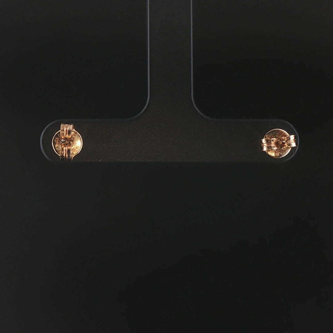 14k Yellow Gold and 0.75cttw Diamond Stud Earrings