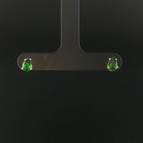 14k Yellow Gold and Pear Cut Tsavorite Stud Earrings