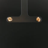 14k Yellow Gold and Pear Cut Tsavorite Stud Earrings