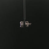 Effy 14k White Gold Tanzanite and Diamond Stud Earrings