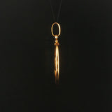 18k Yellow Gold 7.2g UnoAErre Vintage Zodiac Pendant Italy 1.5"