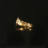 Tiffany & Co. 18k Yellow Gold Open Heart With Bow Ring Size 5.5