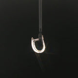18k White Gold and 0.10cttw Princess Cut Diamond Small Huggie Earrings