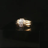 18k Yellow and 0.66cttw Princess Cut Diamond Ring Size 5.75