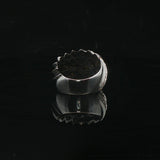 14k White Gold and 1cttw Diamond 13.3g Heavy Fancy Ring Size 7