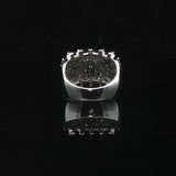 14k White Gold 1cttw White and Chocolate Diamond Ring Size 7