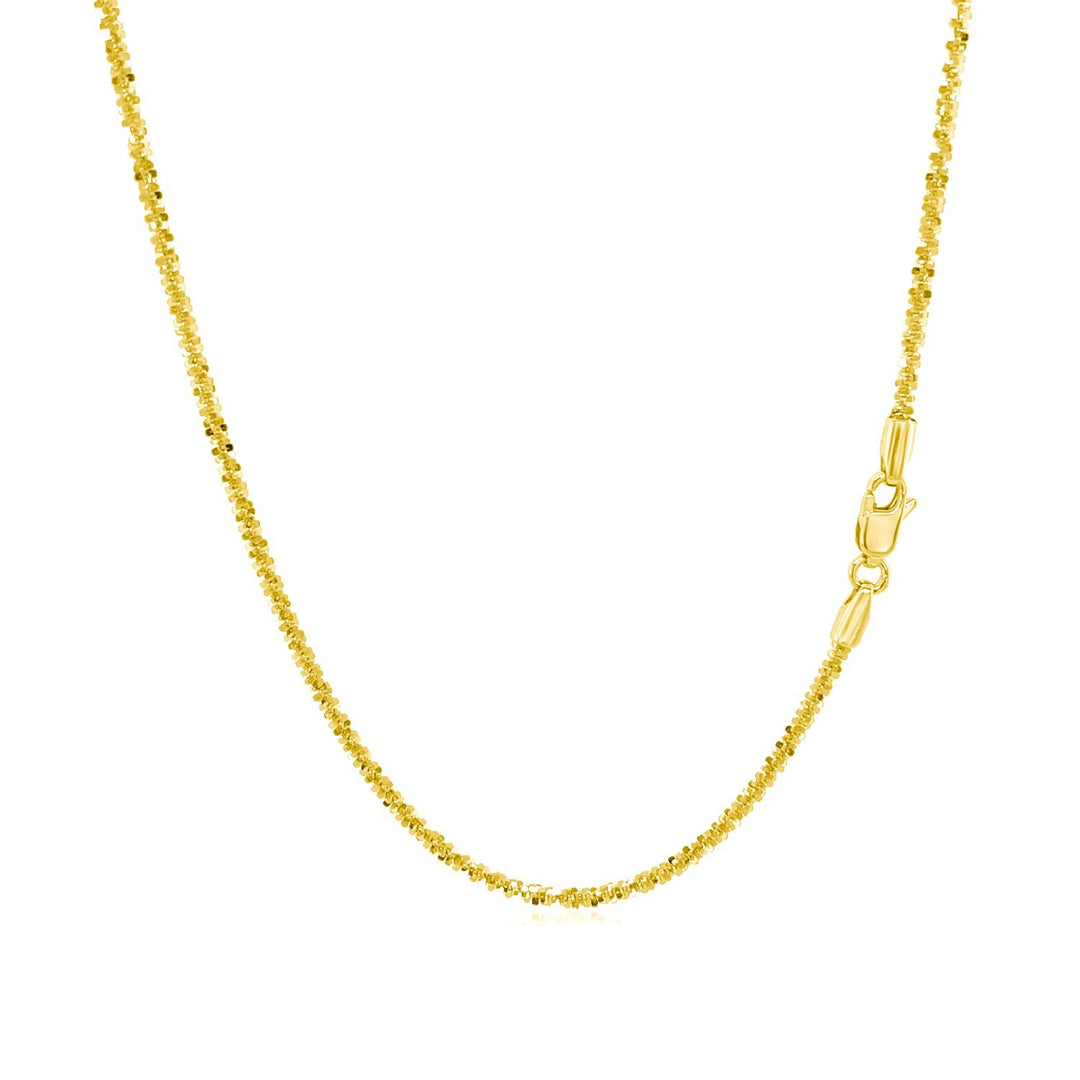 Brand New 14k Yellow Gold Sparkle Chain (1.50 mm)