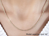 Brand New 14k Yellow Gold Sparkle Chain (1.50 mm)