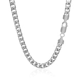 Brand New 14k White Gold Solid Miami Cuban Chain (6.00 mm)