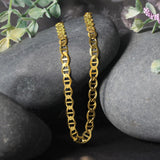 Brand New 14k Yellow Gold Mariner Link Chain (5.10 mm)