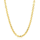 Brand New 14k Yellow Gold Diamond Cut Cable Link Chain (3.70 mm)