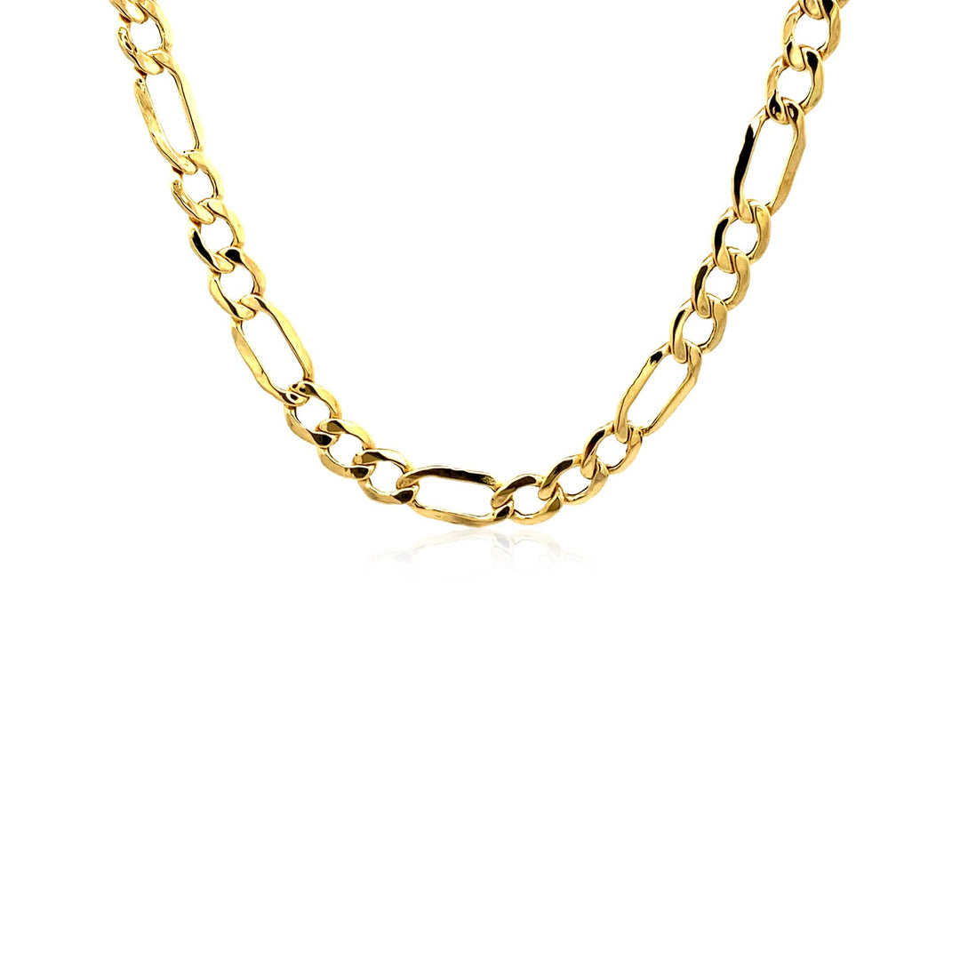 Brand New 14k Yellow Gold Lite Figaro Chain (5.60 mm)