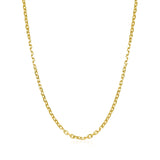 Brand New 14k Yellow Gold Diamond Cut Cable Link Chain (1.90 mm)