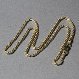 Brand New 14k Yellow Gold Round Box Chain (1.8 mm)