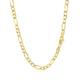 Brand New 10K Yellow Gold Solid Figaro Chain (3.70 mm)