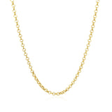 14k Yellow Gold Rolo Chain (2.5 mm)