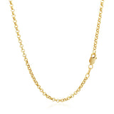 14k Yellow Gold Rolo Chain (2.5 mm)