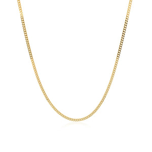 Brand New 14k Yellow Gold Gourmette Chain (1.40 mm)