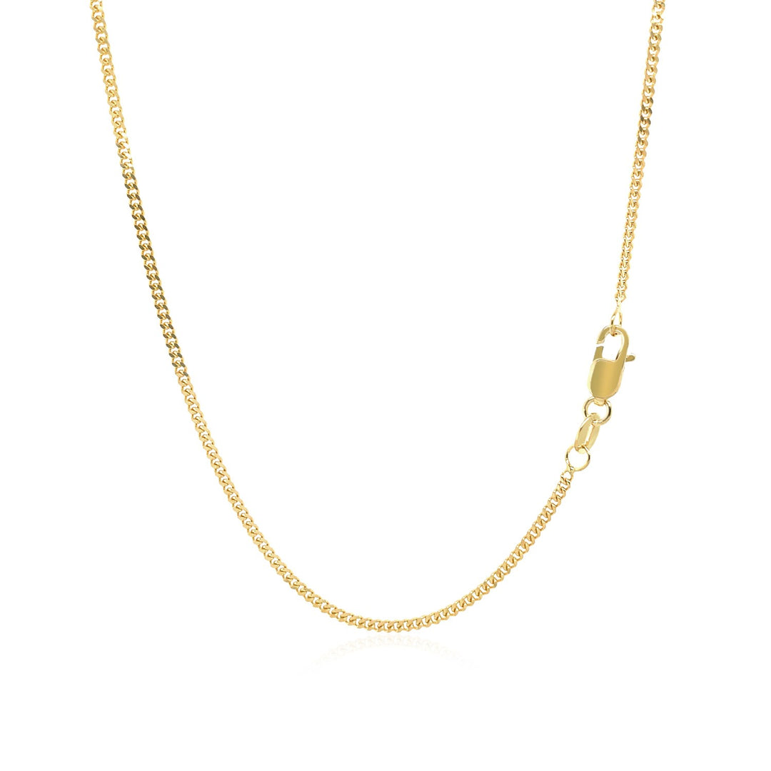 Brand New 14k Yellow Gold Gourmette Chain (1.40 mm)