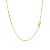 Brand New 14k Yellow Gold Gourmette Chain (1.40 mm)