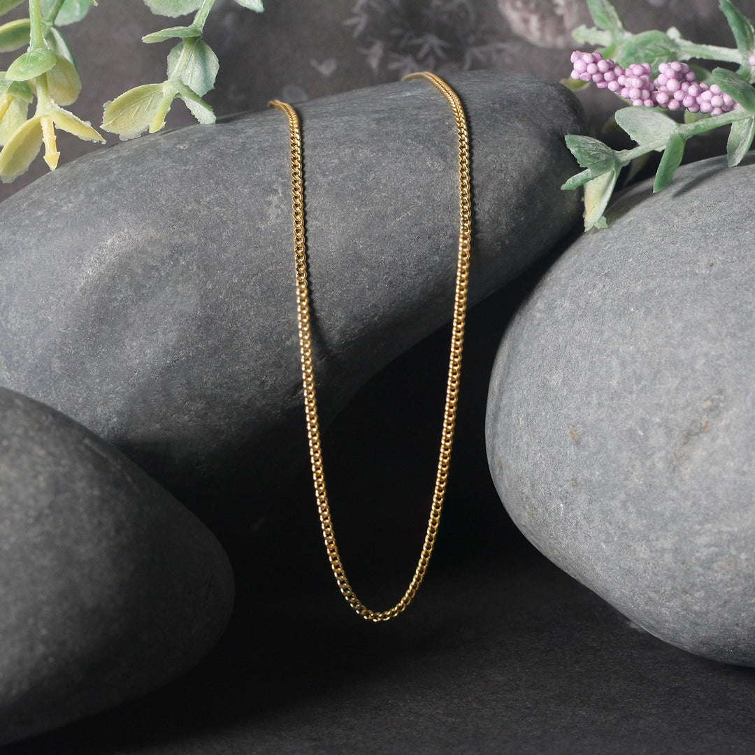 Brand New 14k Yellow Gold Gourmette Chain (1.40 mm)