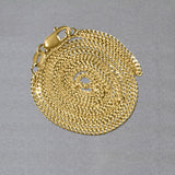 Brand New 14k Yellow Gold Gourmette Chain (1.40 mm)