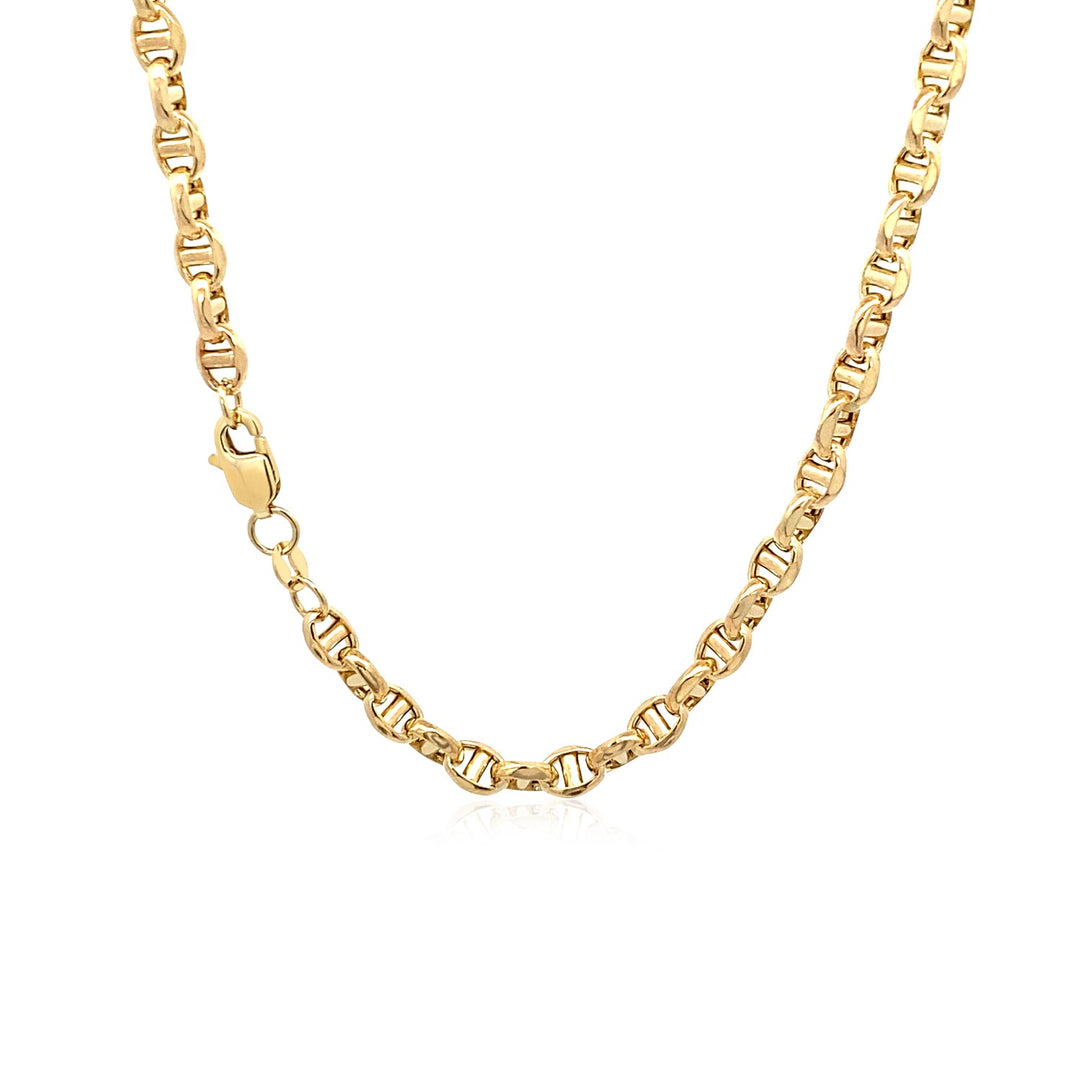 Brand New 14k Yellow Gold Anchor Chain (4.50 mm)